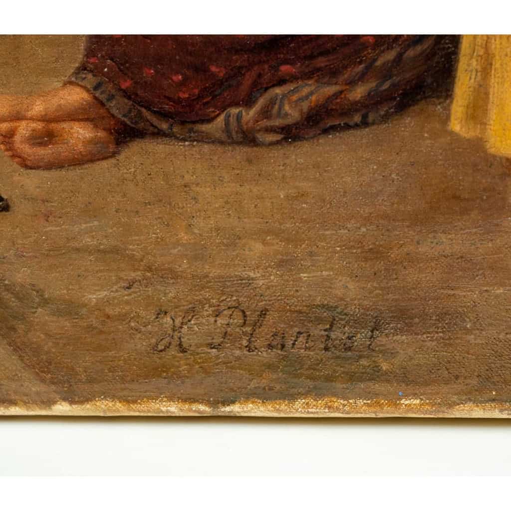 Hippolyte Plantet 1829-1882. La cour du Palais des Doges. | Biron Hippolyte Plantet 1829-1882. La cour du Palais des Doges.