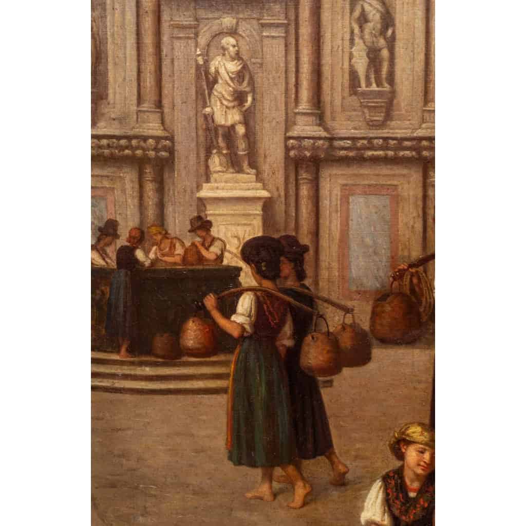 Hippolyte Plantet 1829-1882. La cour du Palais des Doges. | Biron Hippolyte Plantet 1829-1882. La cour du Palais des Doges.