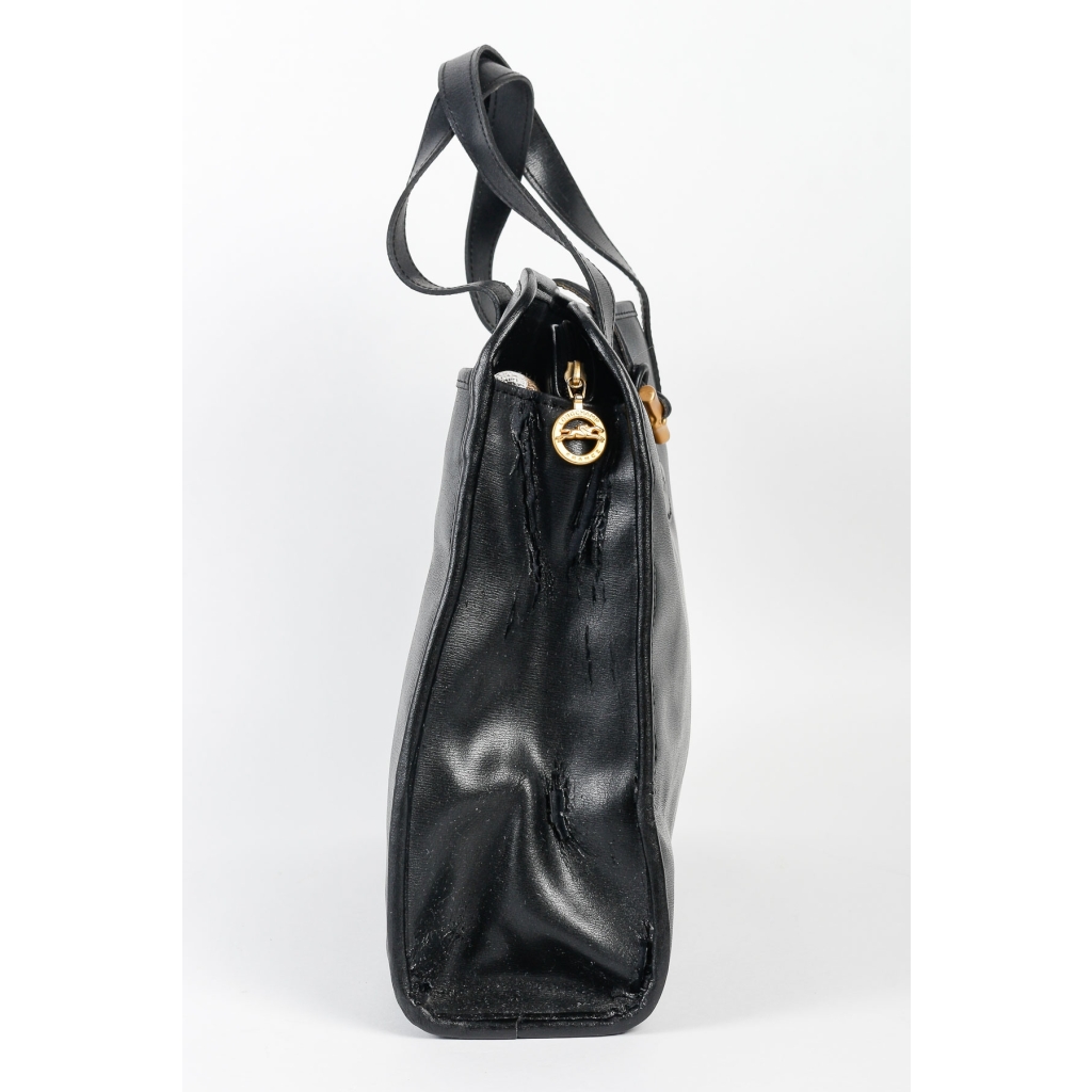 Sac Longchamp, Noir, XXème siècle.