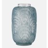 Vase « Coquilles » verre blanc patiné bleu de René LALIQUE | Biron ||||||