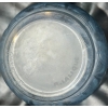 Vase « Coquilles » verre blanc patiné bleu de René LALIQUE | Biron Vase "Coquilles" verre blanc patiné bleu de René LALIQUE