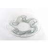 Coupe « Calypso » verre blanc patiné bleu de René LALIQUE | Biron |||||||||