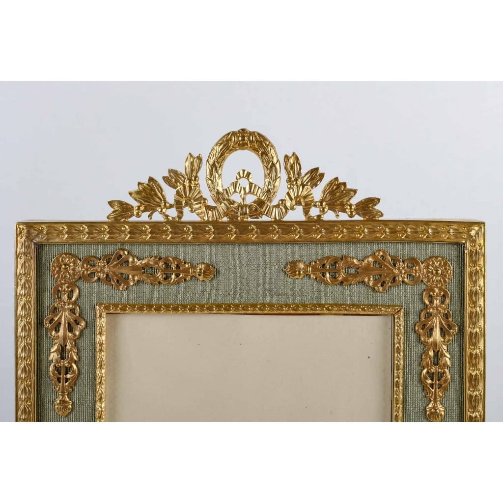 Une paire de cadres photos en bronze doré fin XIXème siècle | Biron Une paire de cadres photos en bronze doré fin XIXème siècle