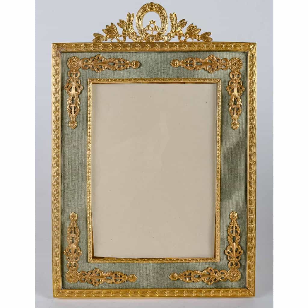 Une paire de cadres photos en bronze doré fin XIXème siècle | Biron Une paire de cadres photos en bronze doré fin XIXème siècle