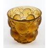 Vase « Oran » verre jaune ambré de René LALIQUE | Biron Vase "Oran" verre jaune ambré de René LALIQUE