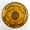 Vase « Oran » verre jaune ambré de René LALIQUE | Biron Vase "Oran" verre jaune ambré de René LALIQUE