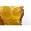 Vase « Oran » verre jaune ambré de René LALIQUE | Biron Vase "Oran" verre jaune ambré de René LALIQUE