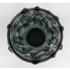 Vase « Bacchantes » cristal gris de LALIQUE FRANCE | Biron Vase "Bacchantes" cristal gris de LALIQUE FRANCE