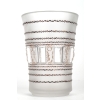 Vase « Florence » verre blanc patiné sépia et émaillé brun de René LALIQUE | Biron |||||||||