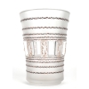 Vase « Florence » verre blanc patiné sépia et émaillé brun de René LALIQUE | Biron Vase "Florence" verre blanc patiné sépia et émaillé brun de René LALIQUE