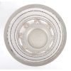 Vase « Florence » verre blanc patiné sépia et émaillé brun de René LALIQUE | Biron Vase "Florence" verre blanc patiné sépia et émaillé brun de René LALIQUE