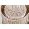 Vase « Coqs et Raisins » verre blanc patiné sépia de René LALIQUE | Biron Vase "Coqs et Raisins" verre blanc patiné sépia de René LALIQUE