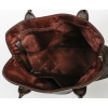 Sac à main Longchamp en cuir grainé marron