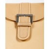 Sac à Main, Longchamp, Cuir Jaune, Boucle Chromée, XXème siècle.