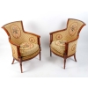 Paire de marquises et bergères Directoire. 12