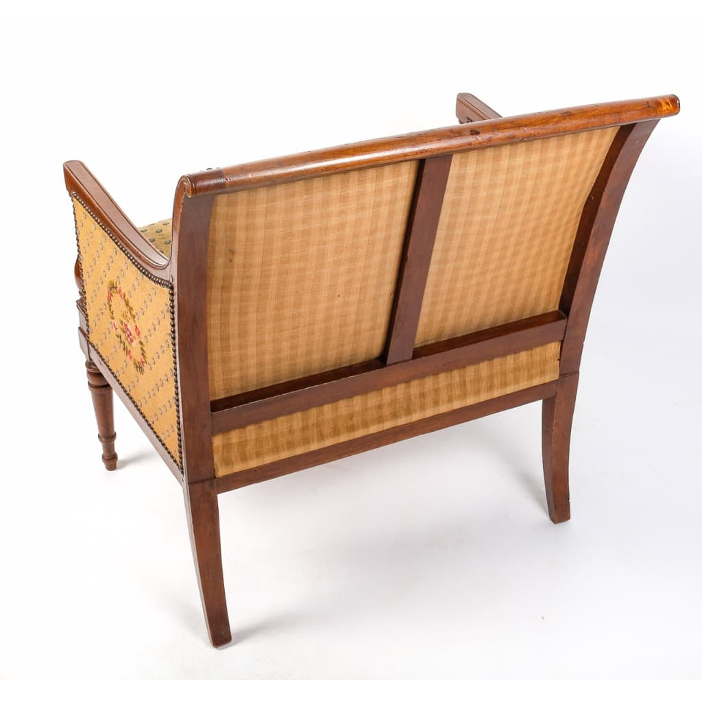 Paire de marquises et bergères Directoire. 7