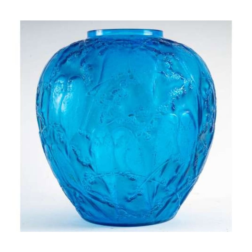 René Lalique (1860-1945) – Vase Aux «perruches» | Biron René Lalique (1860-1945) - Vase Aux «perruches»