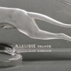 Mascotte Automobile « Lévrier » verre blanc de René LALIQUE | Biron Mascotte Automobile "Lévrier" verre blanc de René LALIQUE