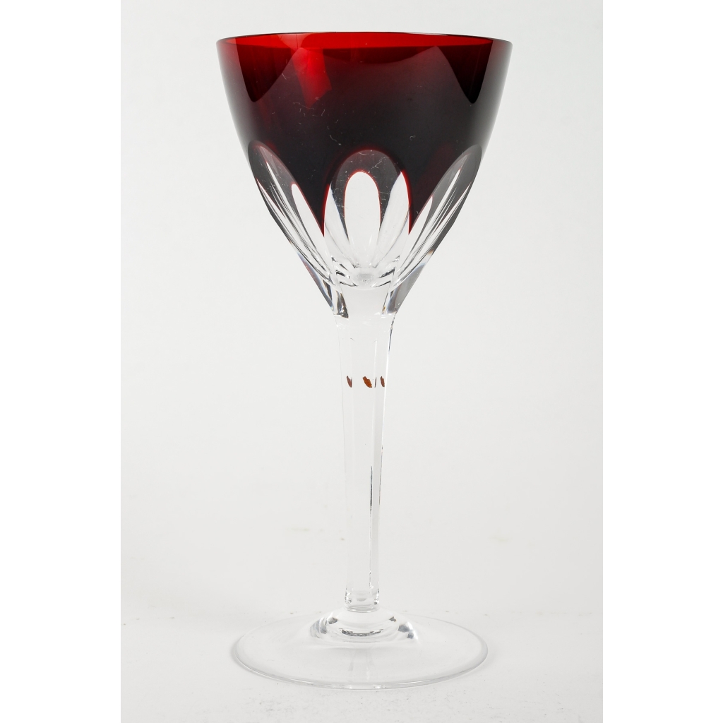 Calice en verre de Bohême, XXème siècle | Biron ||||