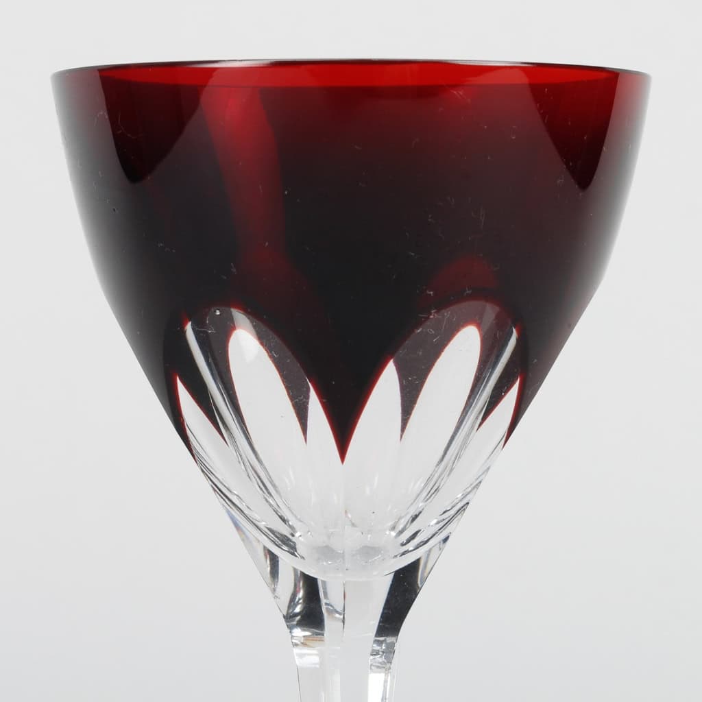Calice en verre de Bohême, XXème siècle | Biron Calice en verre de Bohême, XXème siècle