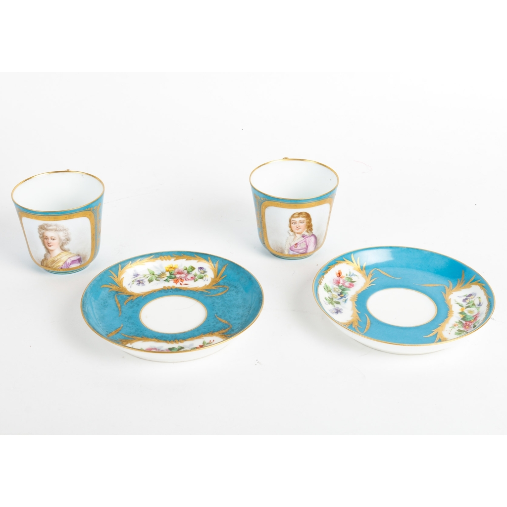 Service tête à tête en porcelaine | Biron Service tête à tête en porcelaine
