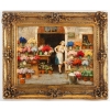 Huile sur toile, « La marchande de fleurs de Venise », par Cesare Vianello, fin XIXème siècle | Biron ||||||||||