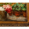 Huile sur toile, « La marchande de fleurs de Venise », par Cesare Vianello, fin XIXème siècle | Biron Huile sur toile, "La marchande de fleurs de Venise", par Cesare Vianello, fin XIXème siècle