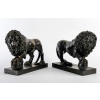 Paire de Lions Médicis en Bronze XIXème Siècle | Biron Paire de Lions Médicis en Bronze XIXème Siècle