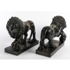 Paire de Lions Médicis en Bronze XIXème Siècle | Biron Paire de Lions Médicis en Bronze XIXème Siècle