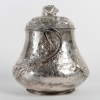 Henri Husson (1852-1914) & A.Hebrard Paris Fondeur, Sucrier Art Nouveau Naturaliste en Argent circa 1909 | Biron Henri Husson (1852-1914) & A.Hebrard Paris Fondeur, Sucrier Art Nouveau Naturaliste en Argent circa 1909
