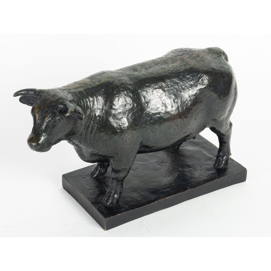 Vache de G. L. Guyot en bronze, XXème siècle | Biron ||||||||