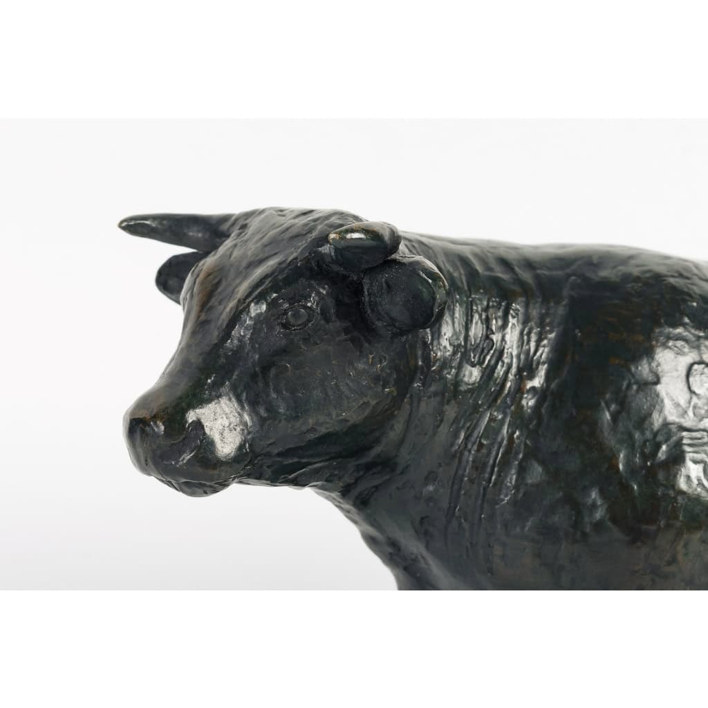 Vache de G. L. Guyot en bronze, XXème siècle | Biron Vache de G. L. Guyot en bronze, XXème siècle