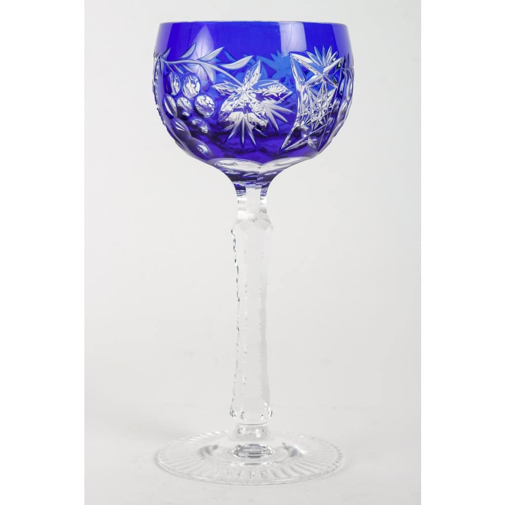 Calice en verre de Bohême, XXème siècle | Biron |||||