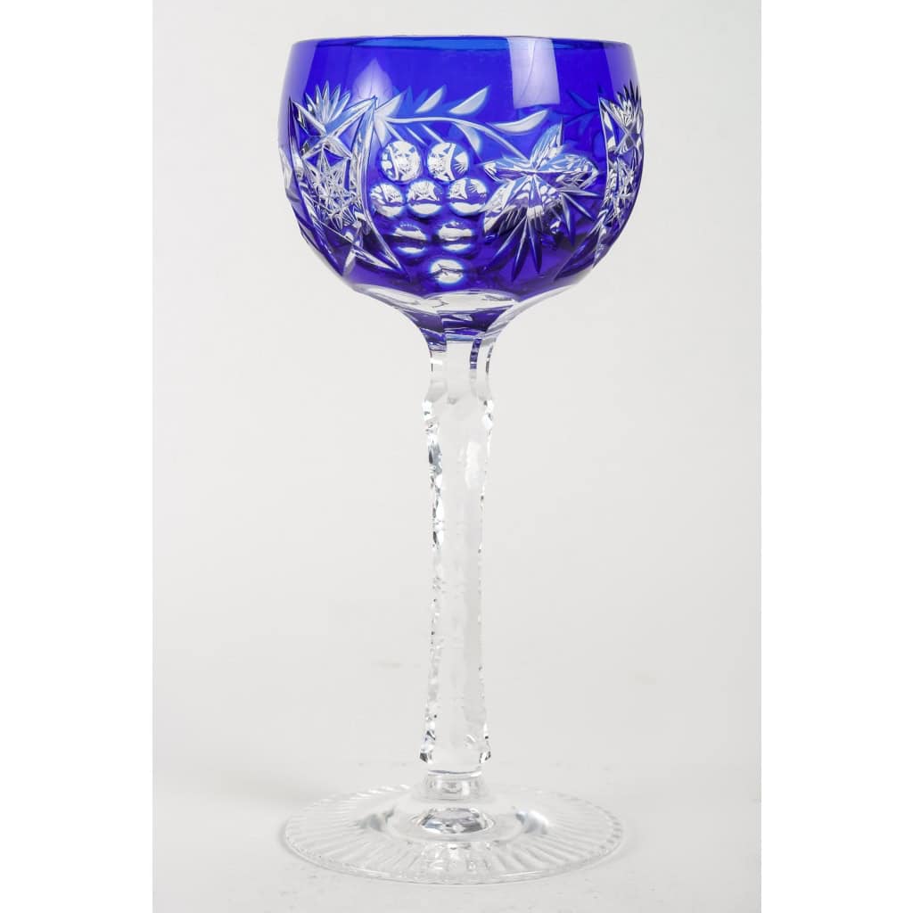 Calice en verre de Bohême, XXème siècle | Biron Calice en verre de Bohême, XXème siècle