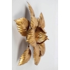 Paire d'Appliques "Feuillage" des années 1960 de la Maison ForArt en métal doré