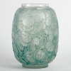 Vase « Monnaie du Pape » verre blanc patiné vert de René LALIQUE | Biron |||||||