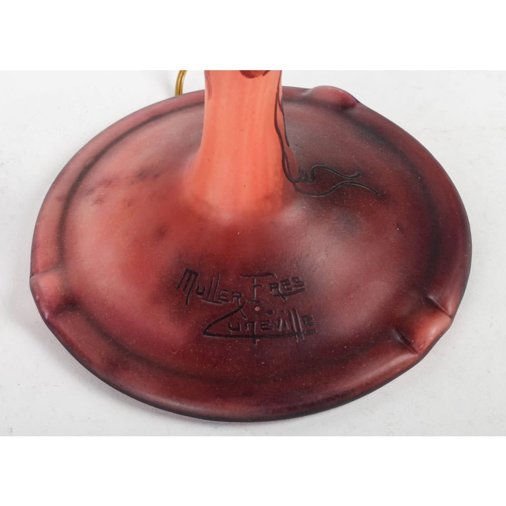 LAMPE DE MULLER FRERES LUNEVILLE | Biron LAMPE DE MULLER FRERES LUNEVILLE