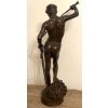David bronze par Antonnin Mercié (1845-1916) 73cm | Biron David bronze par Antonnin Mercié (1845-1916) 73cm