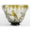 DAUM Nancy France, Vase aux Perroquets circa 1930 | Biron ||||||||