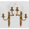 Paire d’Appliques en Bronze Doré Napoléon III | Biron |||||||||