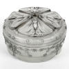 Boîte « Quatre Papillons » verre blanc patiné gris de René LALIQUE | Biron |||||||