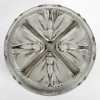 Boîte « Quatre Papillons » verre blanc patiné gris de René LALIQUE | Biron Boîte "Quatre Papillons" verre blanc patiné gris de René LALIQUE