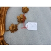 1950/70 Paire d’Appliques Bois Doré Venise Romantiques Console Et Guirlandes Miroirs Gravés Monsieur Et Madame | Biron 1950/70 Paire d’Appliques Bois Doré Venise Romantiques Console Et Guirlandes Miroirs Gravés Monsieur Et Madame
