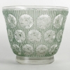 Vase « Edelweiss » verre blanc patiné vert de René LALIQUE | Biron Vase "Edelweiss" verre blanc patiné vert de René LALIQUE