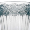 Vase « Boutons d’Or » verre blanc patiné bleu de René LALIQUE | Biron Vase "Boutons d'Or" verre blanc patiné bleu de René LALIQUE