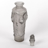 Flacon « Pan » verre blanc patiné gris de René LALIQUE | Biron Flacon "Pan" verre blanc patiné gris de René LALIQUE