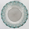 Coupe « Perruches » verre blanc patiné vert de René LALIQUE | Biron Coupe "Perruches" verre blanc patiné vert de René LALIQUE