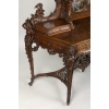 Spectaculaire bureau à gradins en noyer, avec peinture signée P. Soulet et daté de 1896 | Biron Spectaculaire bureau à gradins en noyer, avec peinture signée P. Soulet et daté de 1896