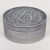 Boîte « Lucie » verre blanc patiné bleu de René LALIQUE | Biron ||||||||