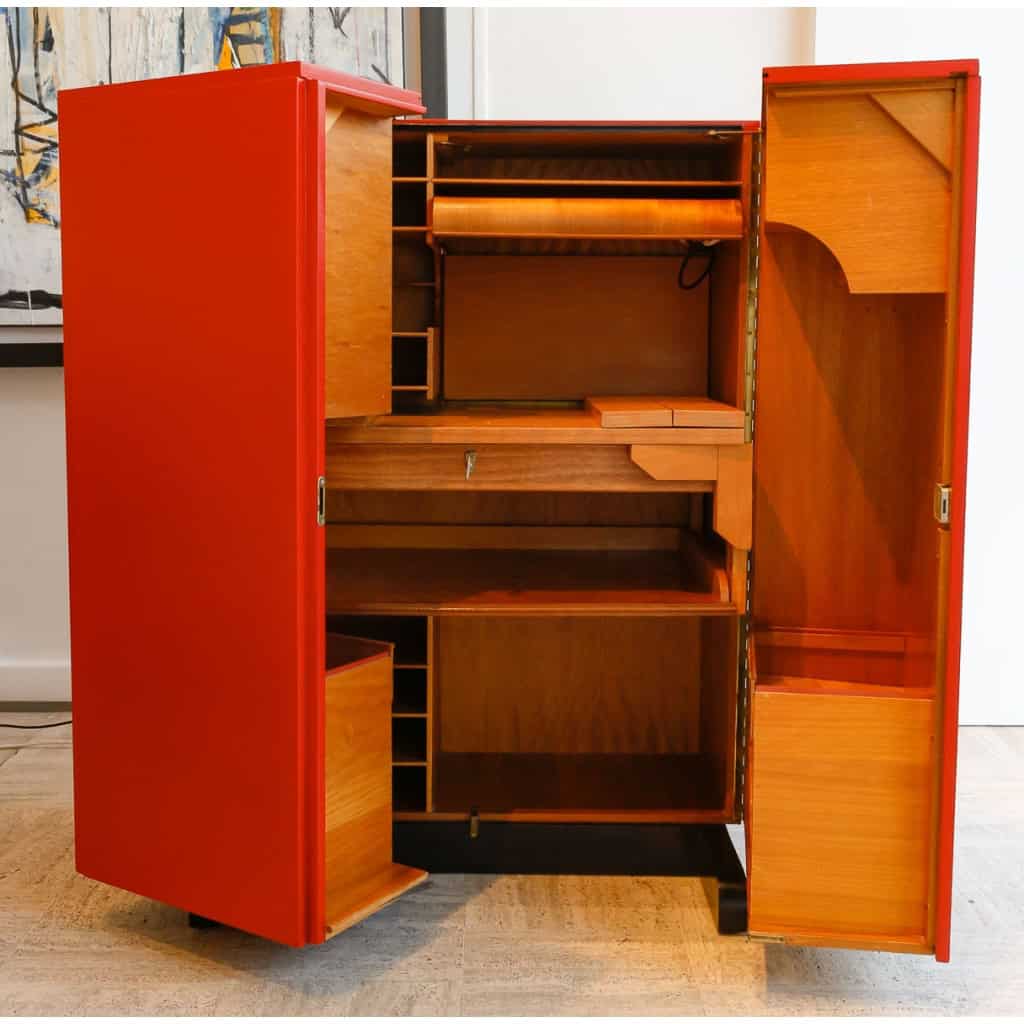Bureau Compact, Atelier Genestar, Années 1960 | Biron Bureau Compact, Atelier Genestar, Années 1960